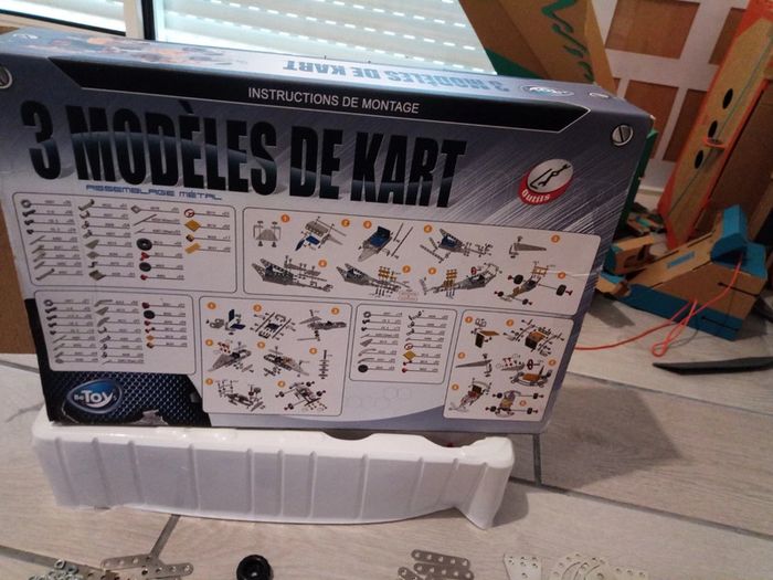 Boîte de jeu de construction type ' Meccano" - photo numéro 3