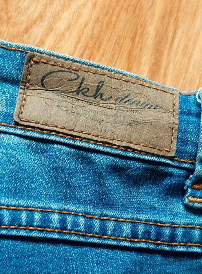 Jean skinny bleu délavé denim - Taille 36 C&A - photo numéro 8