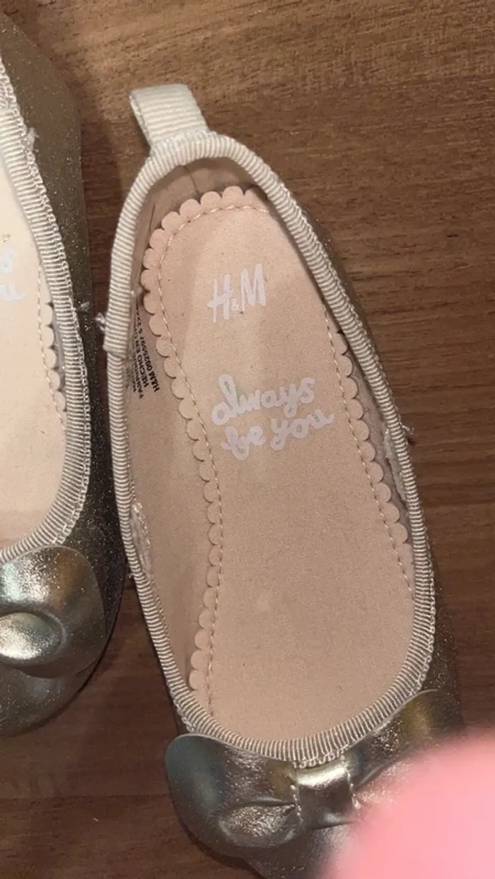 Ballerine doré H&M 24 - photo numéro 4