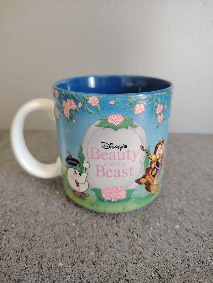 Mug tasse disney la belle et la bête scène import japon tbe - photo numéro 2