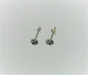 Boucles d'oreille métal argenté en tb état