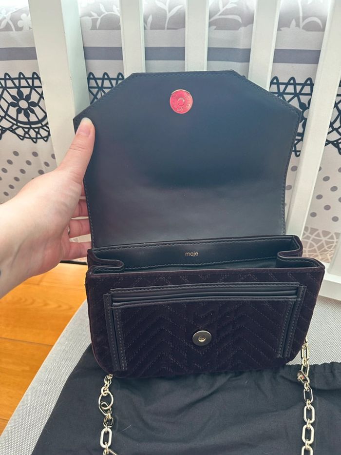 Sac velours Maje - photo numéro 4