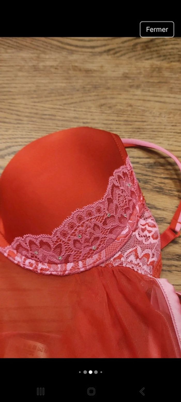 Nuisette rouge Hunkemöller taille M - photo numéro 8