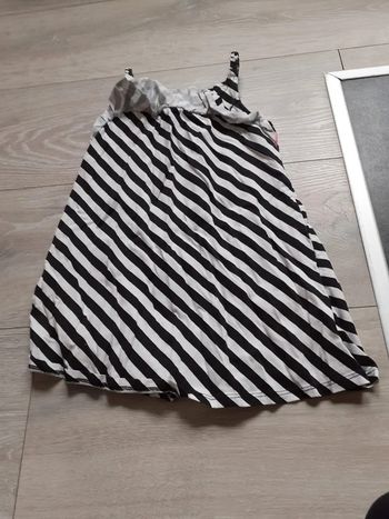 Robe noir et blanche classique Palomino, taille 2 ans