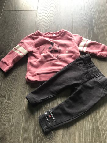 Ensemble Minnie Mickey 6 mois