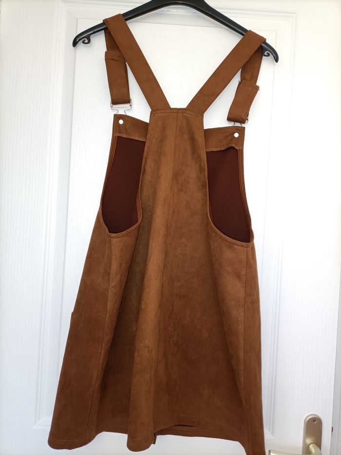 Robe salopette marron effet daim suédine 40 Jennyfer - photo numéro 3