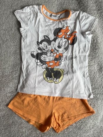 Pyjama 2 pièces T-shirt + short fille - 8 ans