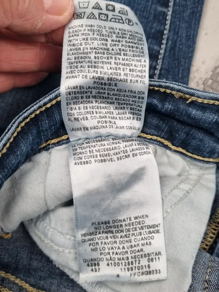 Jean Levi’s 535 Legging Bleu – Taille 38 Femme (mesures en photos) - photo numéro 12