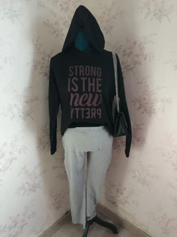 Legging gris uni basique / lefties / (XL)