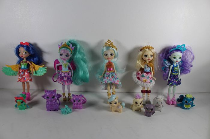 Enchantimals Lot de 5 avec leurs animaux