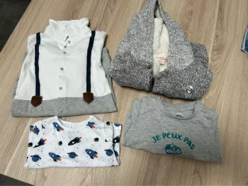 Lot vêtements bébé taille 6 mois