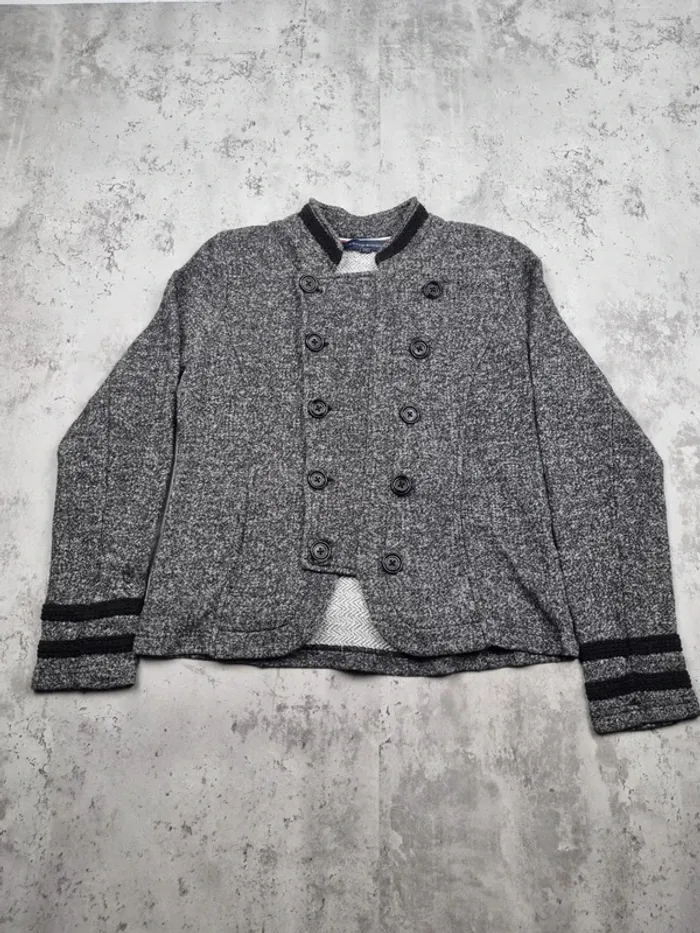 Veste Tommy Hilfiger grise – Taille S/36 Femmes - photo numéro 3