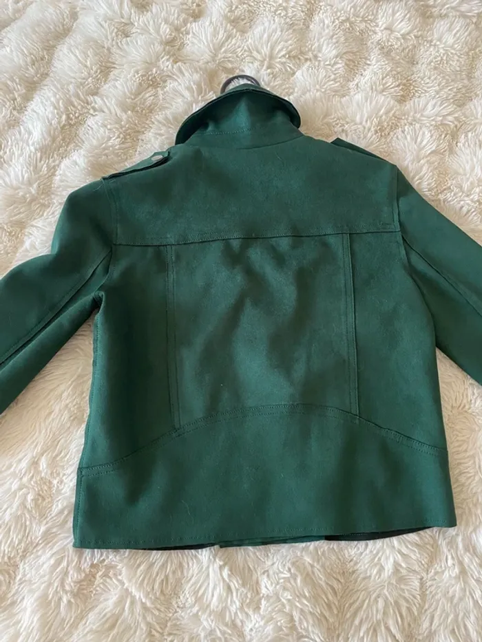 Perfecto vert foncé Kiabi taille 34 - photo numéro 5