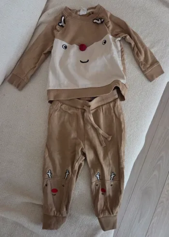 Ensemble renne Noël 18 mois H&M