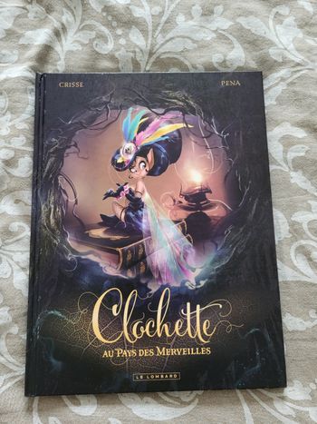 Bd Clochette au Pays des Merveilles de Crisse et Pena avec Ex-libris