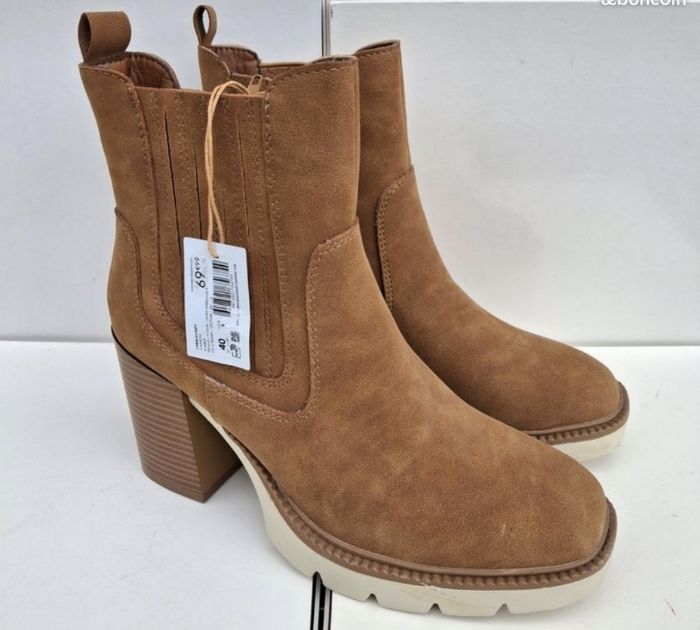 Bottines à talons Neuve Marron - photo numéro 3