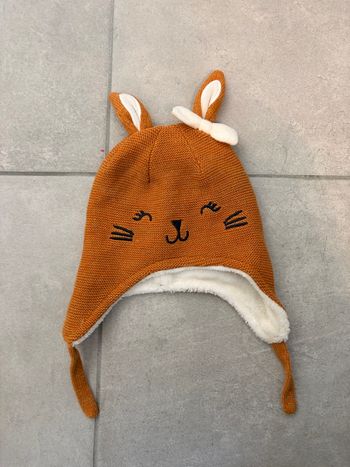 Bonnet lapin orchestra 12-18 mois