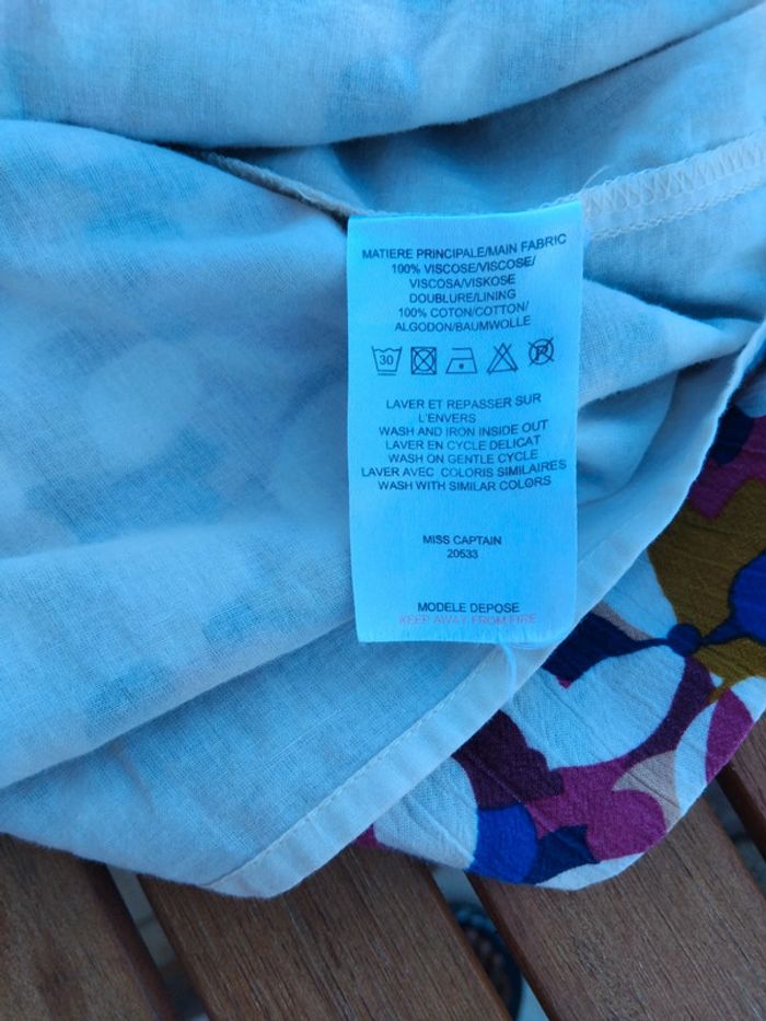 Robe Miss capitaine tortue t44 100%viscose - photo numéro 13