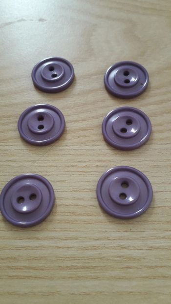 Mercerie lot 6 boutons
