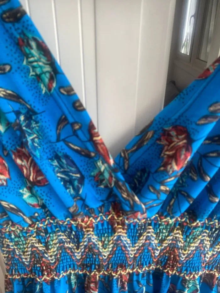 Magnifique robe d’été bleue - photo numéro 4