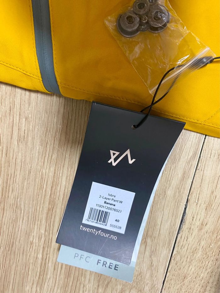 TwentyFour Pantalons ski et rando Femme (Jaune) taille 40 neuf avec étiquette valeur 199€ - photo numéro 2