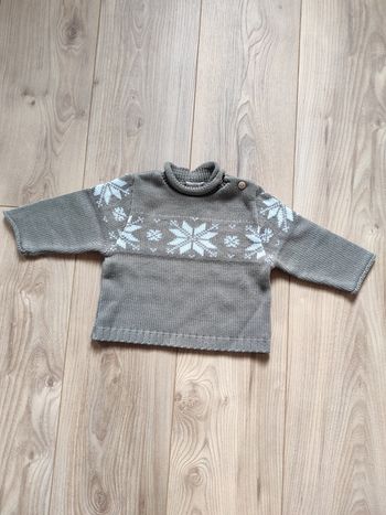 Pull 12 mois Grain de Blé