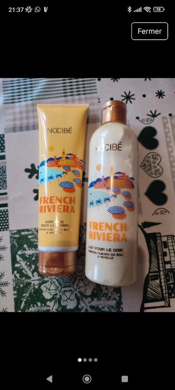 Lot soin corps Nocibé french riviera 🌴