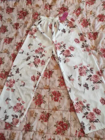 Pantalon pattes d'éléphant d'été - 36