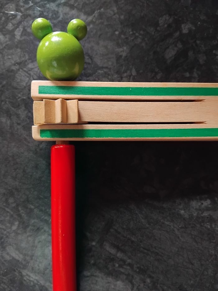 Instrument de musique 🎵 enfant crécelle en bois - photo numéro 6