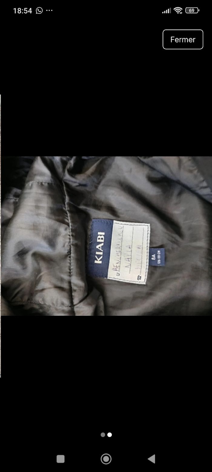 Veste coupe vent fille - photo numéro 2