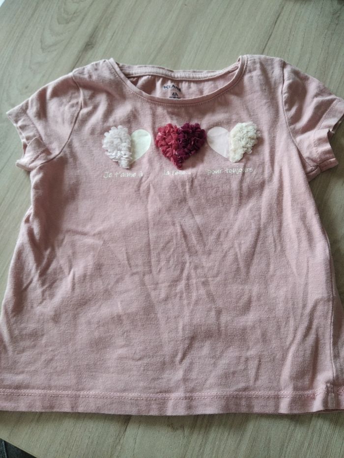 Tee shirt coeur