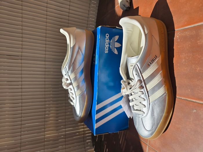 adidas gazelle argentée taille 46 - photo numéro 9