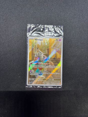 Carte Pokémon mimiqui promo 075 destinée de paldea