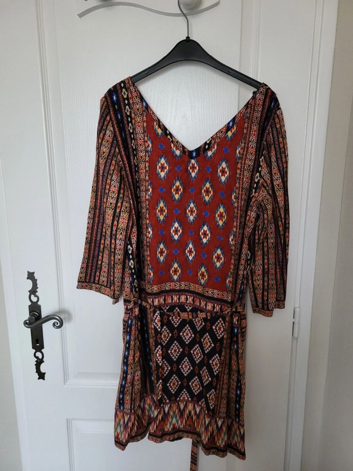 Robe multicolore motifs géométriques - photo numéro 6