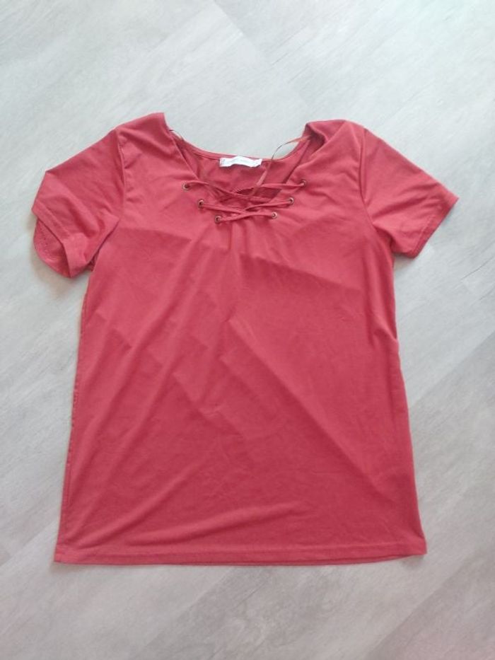 T-shirt manches courtes orange