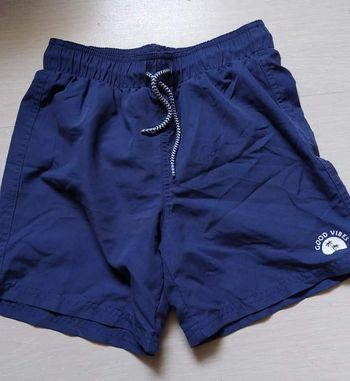 Short de bain bleu