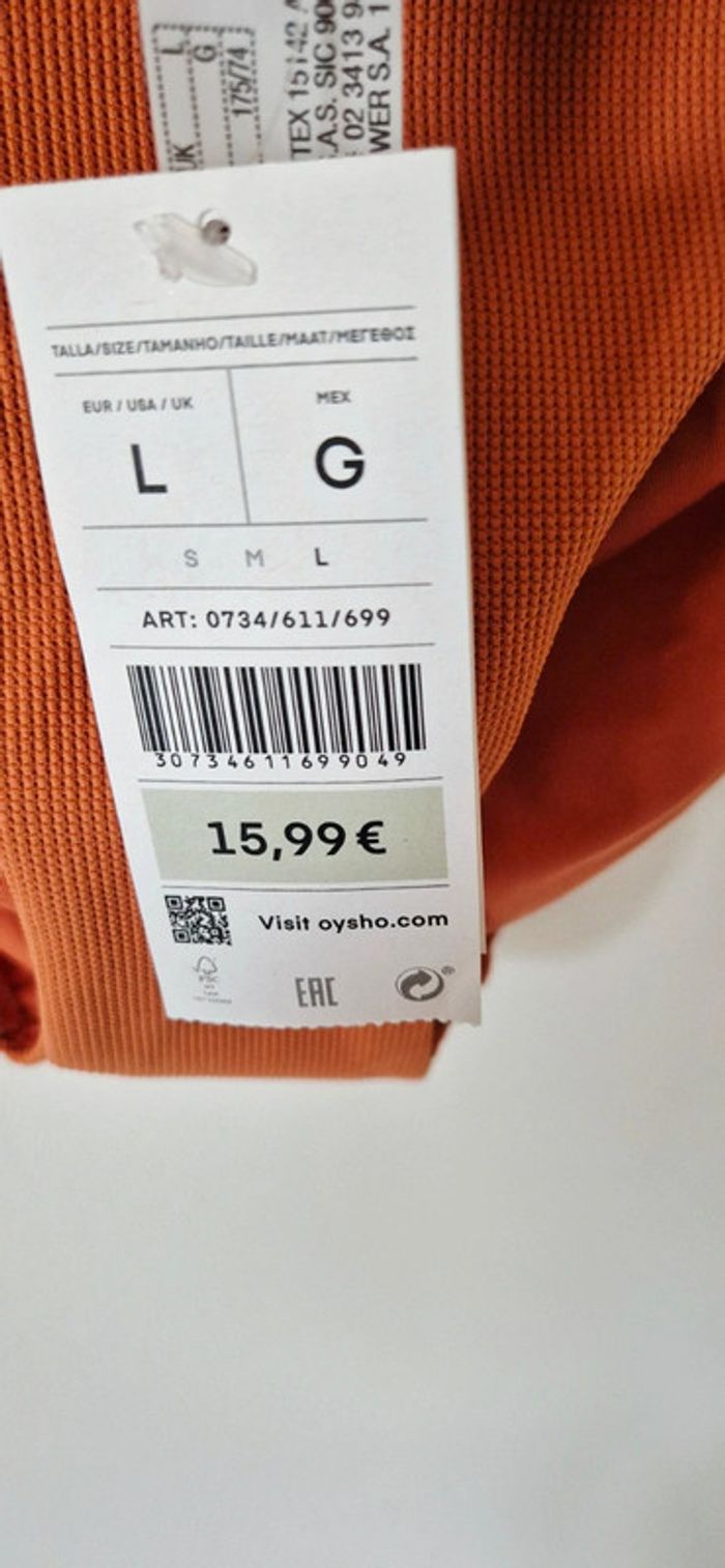 Bas de bikini Oysho Taille L - photo numéro 3