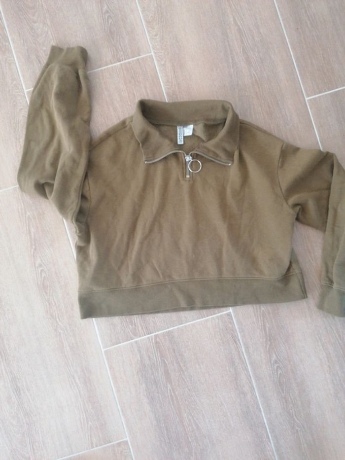 Pull court femme taille S divided - photo numéro 3