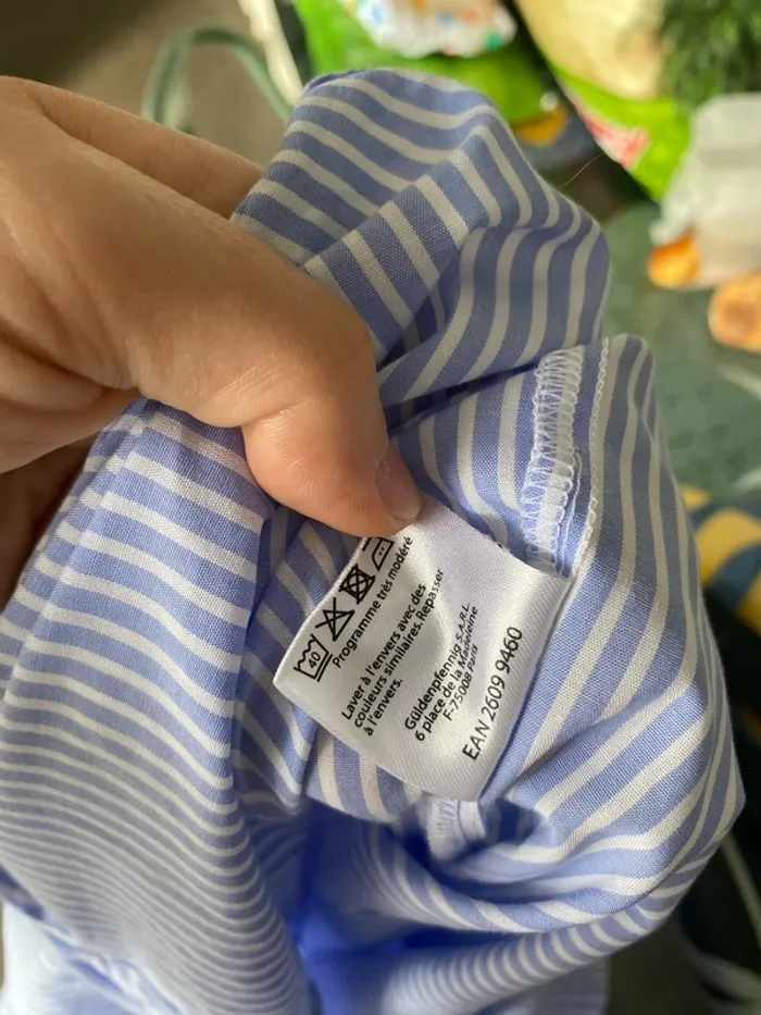 Chemise a rayures neuve T38 - photo numéro 7