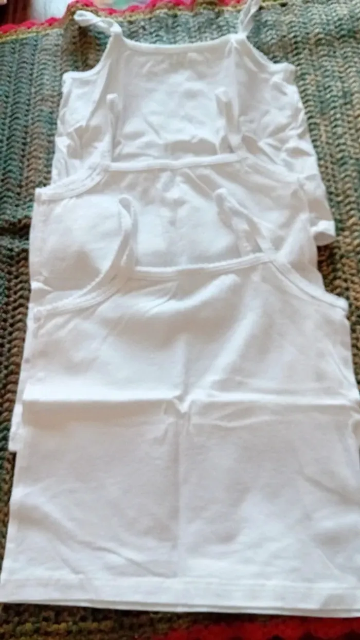 Lot maillot de corps bretelles - photo numéro 2