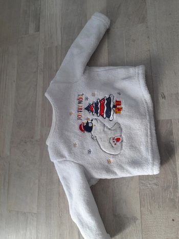 Pull blanc 6 m mixte