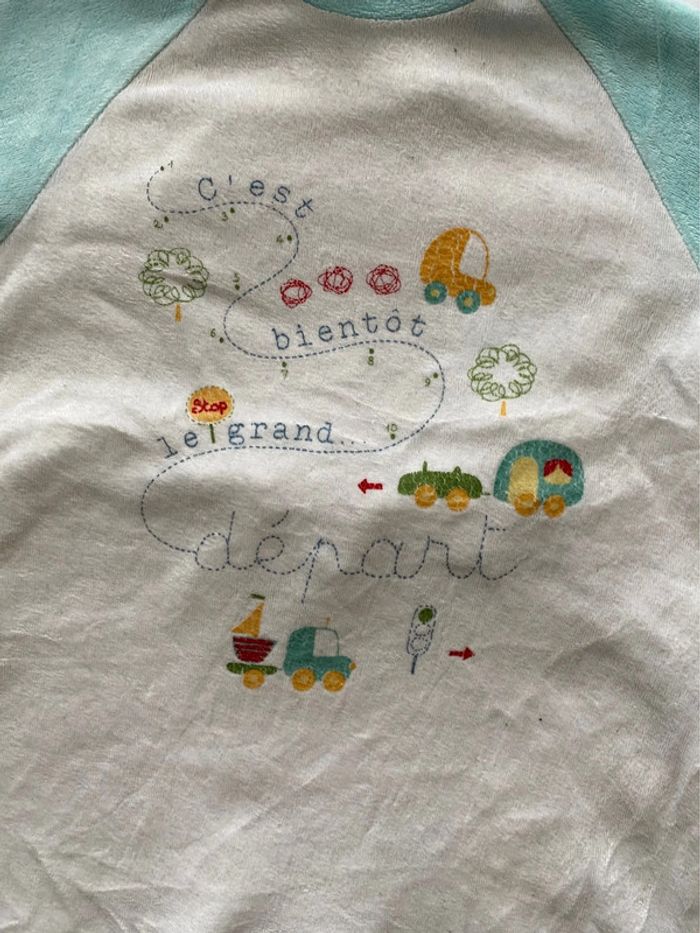 Lot de 3 pyjamas chauds - Petit Bateau & autre - 18 mois - TBE - photo numéro 7