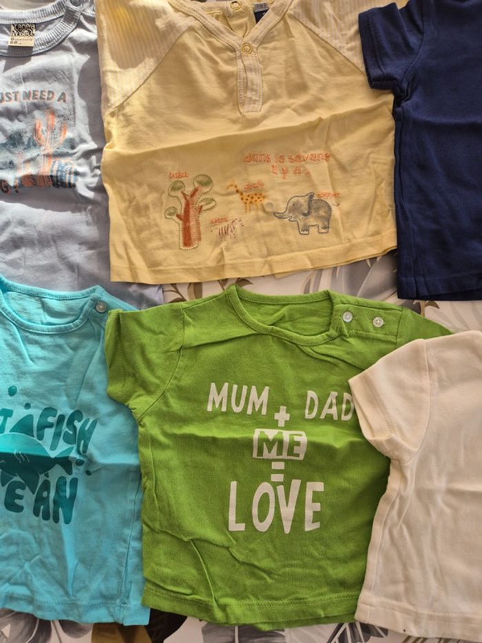Lot de 8 tee-shirt manches courtes - photo numéro 4