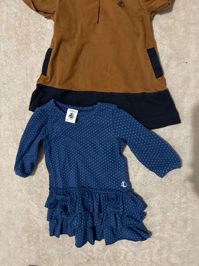 Lot deux robes petit bateau 3 mois - photo numéro 2