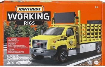 Matchbox Coffret Construction 4 Engins de chantier HCC07