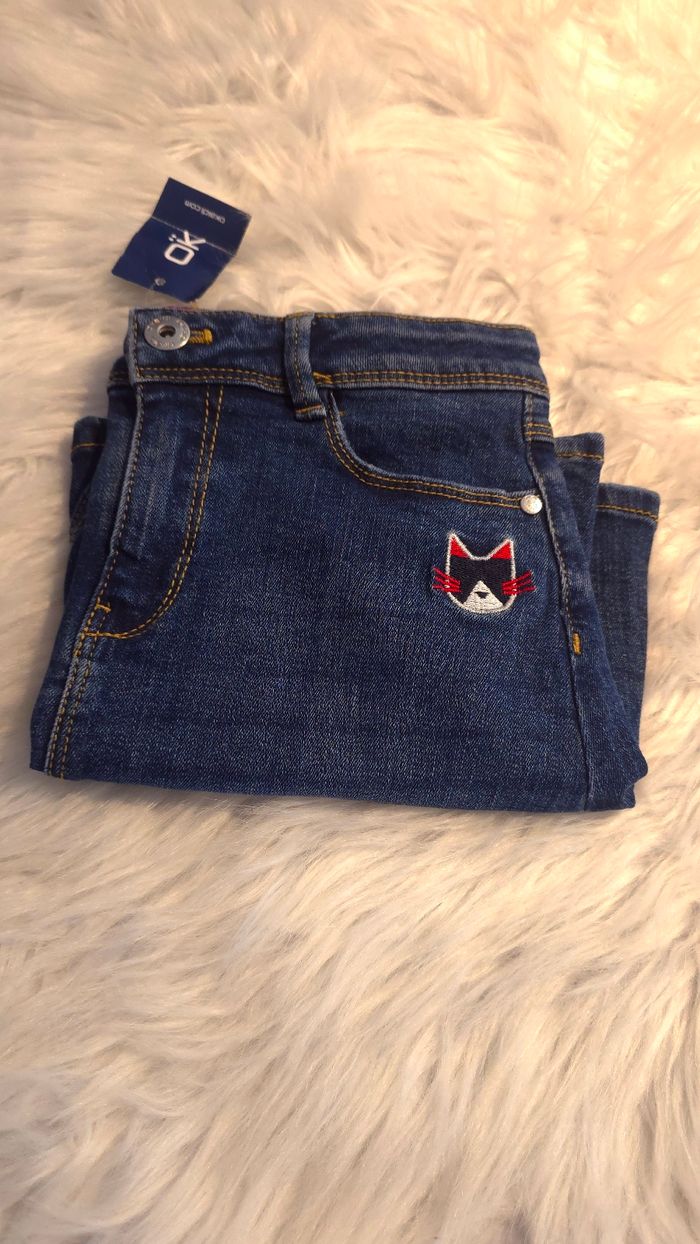 (Neuve non portée) jupe en jeans 8ans Fille - photo numéro 4