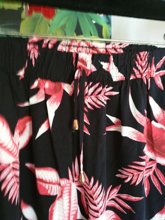 Pantalon sarouel été fleuri - photo numéro 2