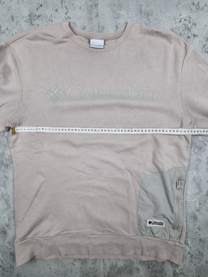 Sweat Columbia crème – Taille M Homme (mesures en photos) - photo numéro 9