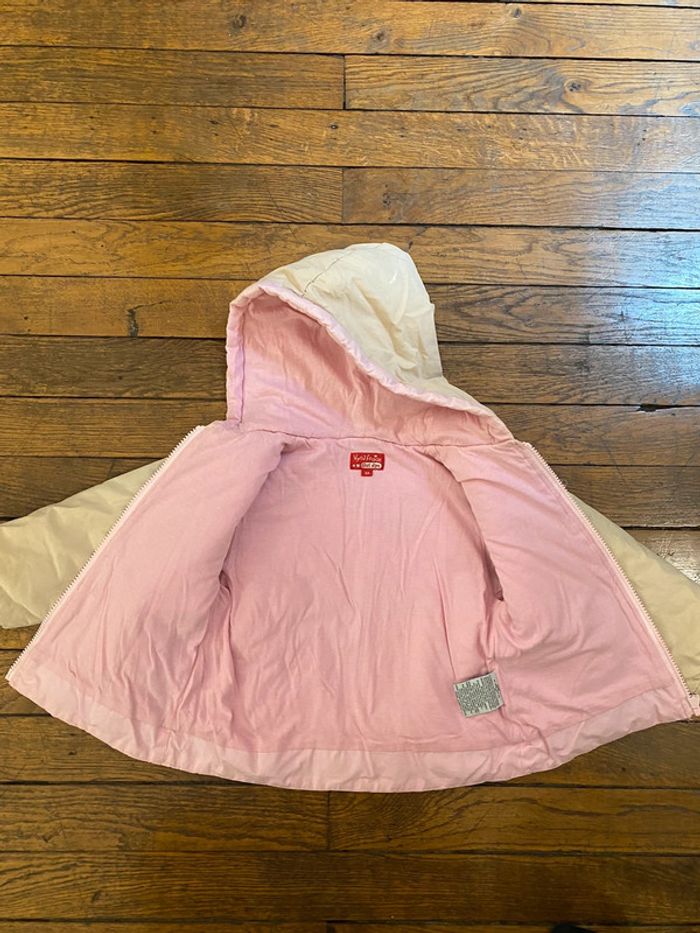 Manteau capuche Vynil Fraise Taille 3 ans - photo numéro 8
