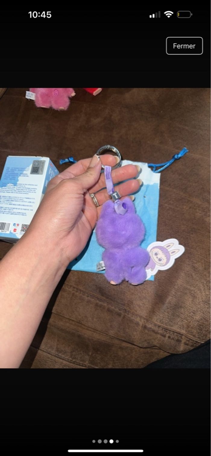 Labubu Pin For Love T The Monsters Pop Mart Neuve authentique - photo numéro 5